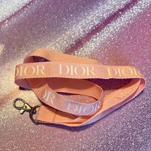 ☃️ DIOR Pink/White Lanyard